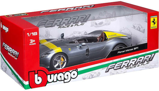 Bburago Ferrari Monza SP1 Αυτοκινητάκι 1:18 για 3+ Ετών