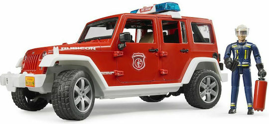 Bruder Jeep Wrangler Unlimited Rubicon Fire Engine Car 1:16 Fire Truck For 3+ Years