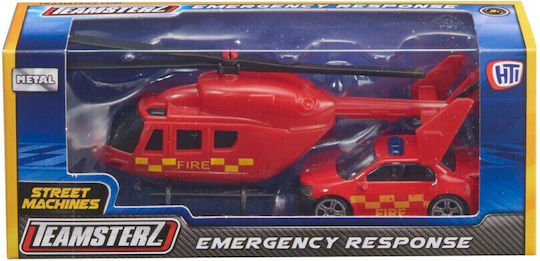AS Teamsterz Emergency Response Set with Helicopter for 3+ years+ Years (Various Designs) 1pc