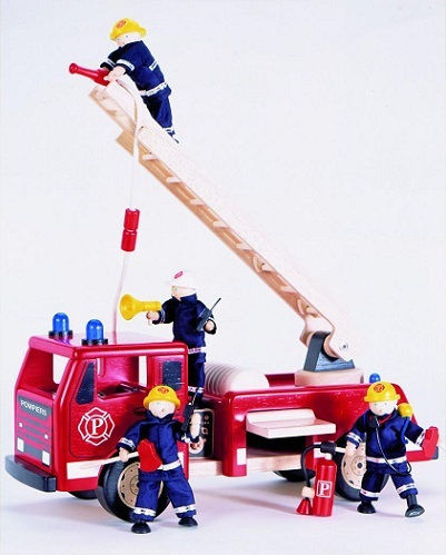 Pin Toys Fire Truck Vehicle Fire Truck for Ages 3 and Up