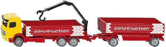 Siku Construction Lorry with Trailer Φορτηγό 1:87 για 3+ Ετών