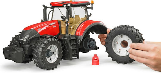 Bruder Case IH Optum 300CVX и Транспортен Ремарке за Балите Фадрома 1:16 Селскостопански за 3+ Години