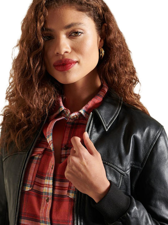 Women's Checked Long Sleeve Shirt Paprika Red