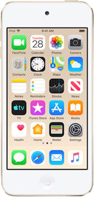 Apple iPod Touch 7th Generation MP3-Spieler (32GB) mit LCD Display 4" Gold