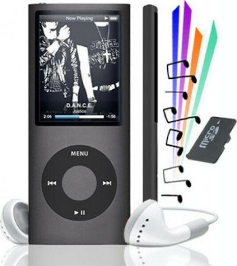 MP4-418 MP4 Player (8GB) with TFT Screen 1.8" Black