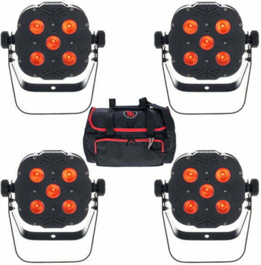 Stairville Bewegtes Licht LED PAR Quad Par Profile 5x8W 25° RGBW