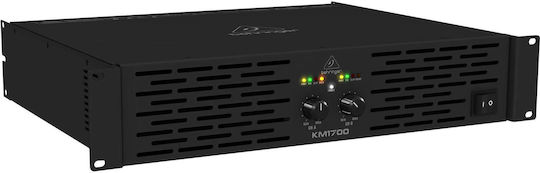 Behringer KM1700 PA Power Amplifier 2 Channels 800W/4Ω 500W/8Ω Black