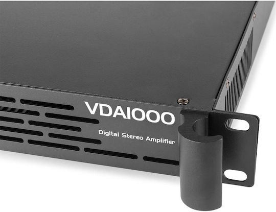 Vonyx VDA1000 PA Power Amplifier 2 Channels 250W/4Ω 175W/8Ω with Cooling System Black