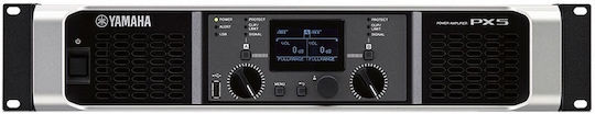 Yamaha PX5 PA Power Amplifier 2 Channels 800W/4Ω 500W/8Ω with Cooling System Black