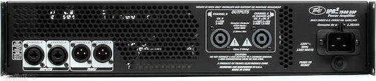 Peavey IPR2 7500 Leistungsverstärker PA-Verstärker 2 Kanäle 2800W/4Ω 1550W/8Ω in Schwarz Farbe