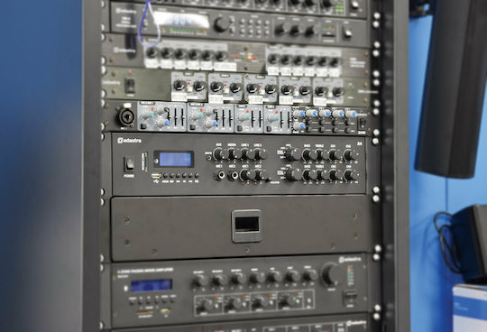Adastra A4 Integrated Commercial Amplifier 4 Channels 200W/4Ω 100W/8Ω and USB/FM/Bluetooth Connections 953.404UK