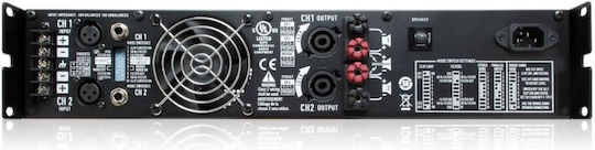 QSC RMX 1450A Τελικός Ενισχυτής PA 2 Καναλιών 400W/4Ω 260W/8Ω με Σύστημα Ψύξης