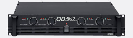 Inter-M QD-4960 Leistungsverstärker PA 4 Kanäle 240W/4Ω 170W/8Ω
