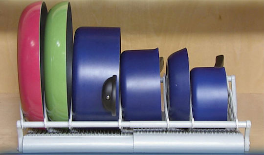 Side Stacker Πιατοθήκη Ντουλαπιού Πλαστική σε Λευκό Χρώμα 26x31x16cm Side Stacker Πιατοθήκη Ντουλαπιού Πλαστική σε Λευκό Χρώμα 26x31x16cm