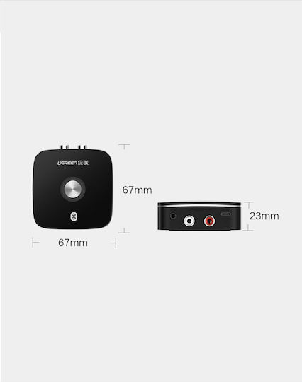 Ugreen 2RCA v5.1 Bluetooth 5 Приемник с изходни портове RCA / 3,5 мм жак