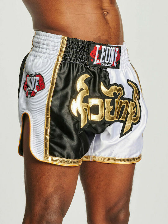 Leone AB875 Men's Kick/Thai Boxing Shorts Black