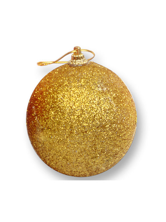 XMASfest Weihnachtsbaumschmuck Bälle Kunststoff 6cm mit Glitzer Verschiedene Designs oder Farben (Μiverse Farben) (Μiverse Farben)