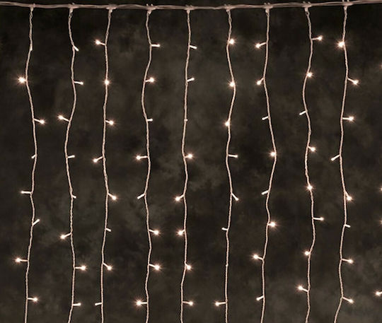 200 Λαμπάκια LED Βροχή 2μ. x 100εκ. Θερμό Λευκό 200 Λαμπάκια LED Βροχή 2μ. x 100εκ. Θερμό Λευκό