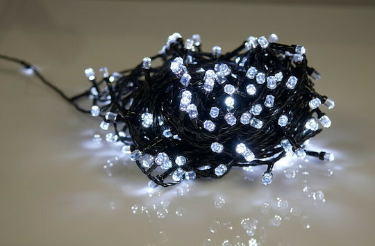 400 Lights LED 23m. Cold White in String 1pcs