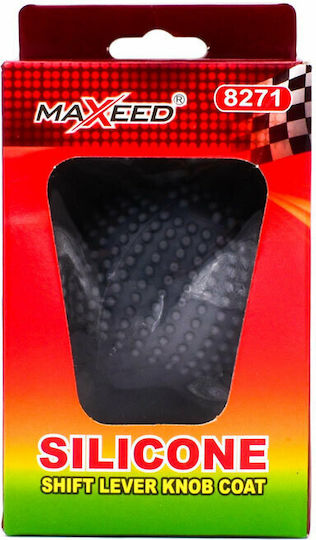 Simoni Racing Buton schimbător viteze Gear Knob Cover Husă de schimbător de viteze din silicon Universal Negru SRSGKC