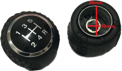 Carman 5 Shift Knob for Fiat Punto black