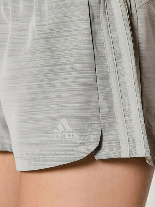 Pacer 3-Stripes Γυναικείο Αθλητικό Σορτς Γκρι