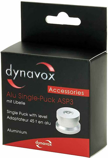 Dynavox ASP3 Single Puck 207672 Spirit Level Weight 70gr Silver