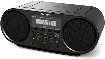 Sony Φορητό Ηχοσύστημα ZS-RS60BT mit CD-Spieler / USB / Radio in Schwarz Farbe
