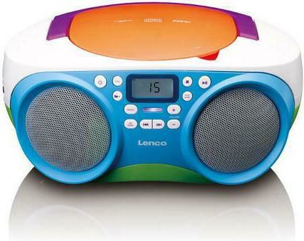 Lenco Φορητό Ηχοσύστημα με CD / MP3 / USB / Ραδιόφωνο Πολύχρωμο
