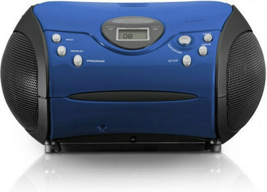 Lenco Φορητό Ηχοσύστημα με CD / MP3 / Ραδιόφωνο Μπλε