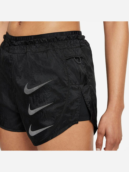 Tempo Luxe Run Division Women's Sporty Shorts Black
