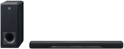 Yamaha YAS-207 Soundbar 200W 2.1 με Ασύρματο Subwoofer και Τηλεχειριστήριο Μαύρο