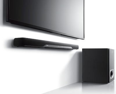 Yamaha YAS-207 Soundbar 200W 2.1 με Ασύρματο Subwoofer και Τηλεχειριστήριο Μαύρο