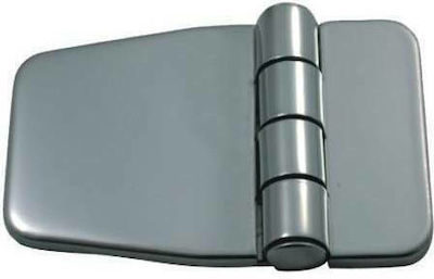 Eval Hinge Boat Deck Stainless Steel with Lid 56.7 x 36.5mm