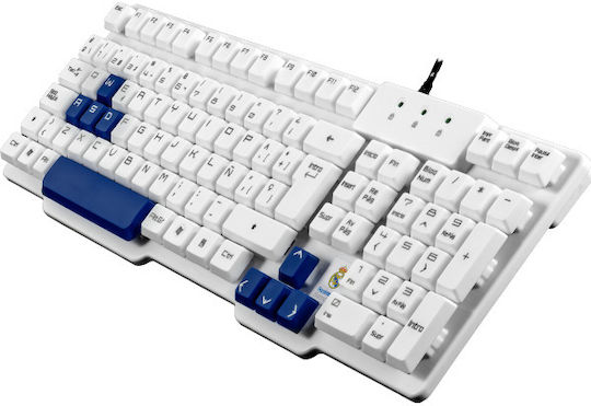 Mars Gaming MKRM Real Madrid Gaming-Tastatur mit RGB-Beleuchtung (Englisch US)