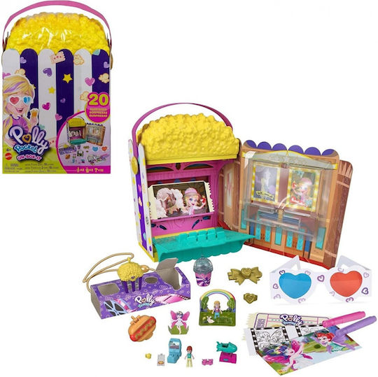 Mattel Cinema Pop Corn Set Polly Pocket 22.86cm (Miscellaneous Designs)