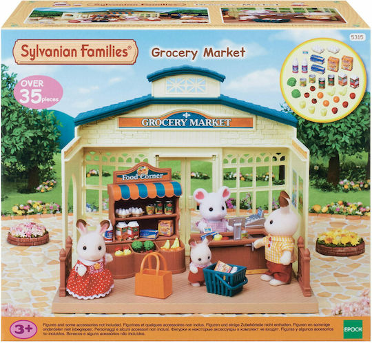 Epoch Toys Grocery Market Sylvanian Families για 3+ Ετών 20.5εκ. (Διάφορα Σχέδια)