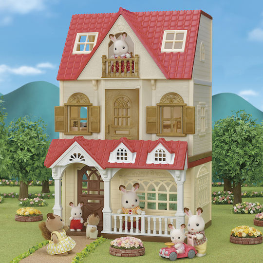 Epoch Toys Sweet Raspberry Home Familii Sylvanian pentru 3+ Ani 10 cm