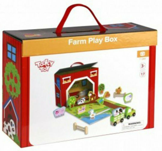 Tooky Toys Farm Play Box για 3+ Ετών 21.5εκ.