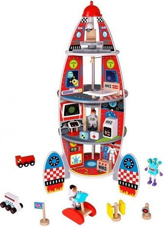 Tooky Toys Rocket Ship για 3+ Ετών (Διάφορα Σχέδια)