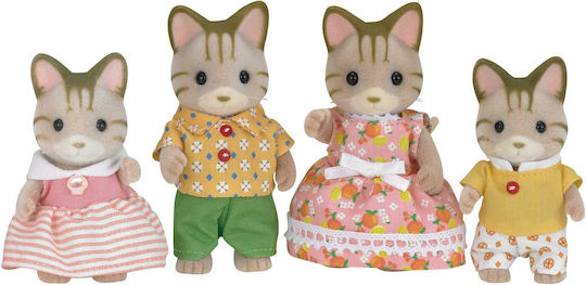 Epoch Toys Striped Cat Family Sylvanian Families For 3+ Years (Miscellaneous Designs)
