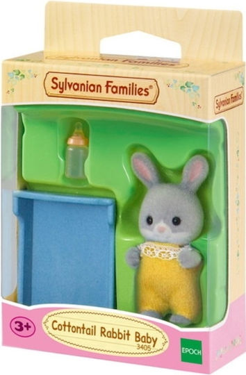 Epoch Toys Бебе Заек Cottontail Sylvanian Families за 3+ Години 10см