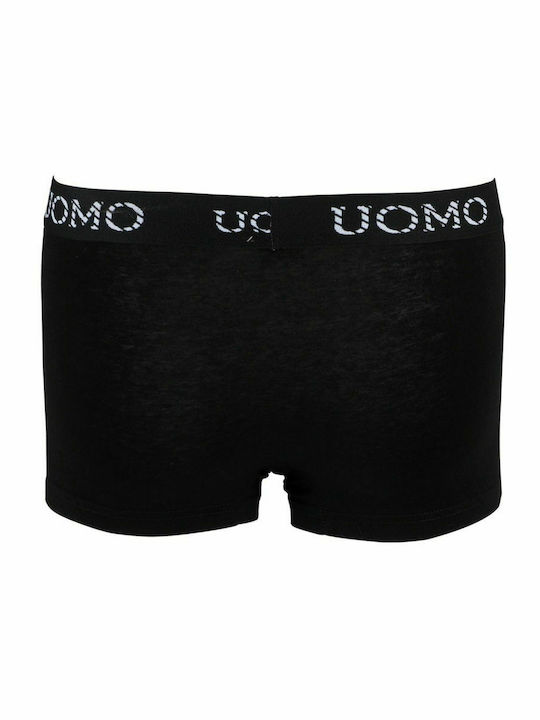 Uomo Herren Boxershorts Mehrfarbig 3Packung