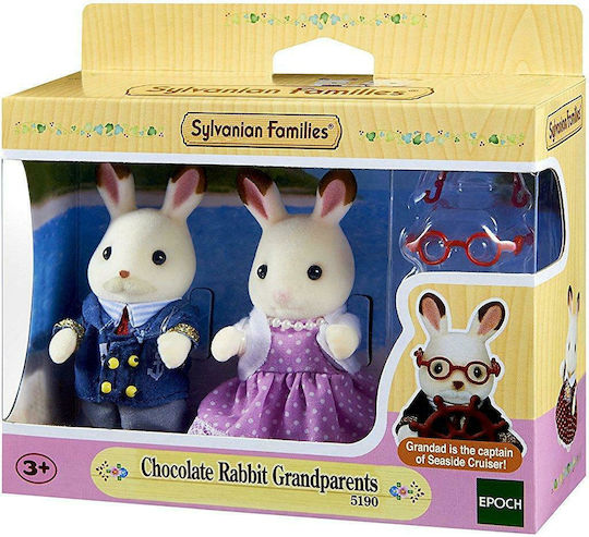 Epoch Toys Chocolate Rabbit Grandparents Sylvanian Families για 3+ Ετών 5.5εκ. (Διάφορα Σχέδια)