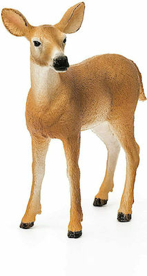 Schleich-S Jucărie Miniatură White Tailed Doe pentru 3+ Ani 8.5cm. (Diverse modele) 1 buc