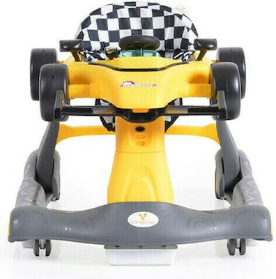 Cangaroo Daytonna Baby Walker with Music Yellow