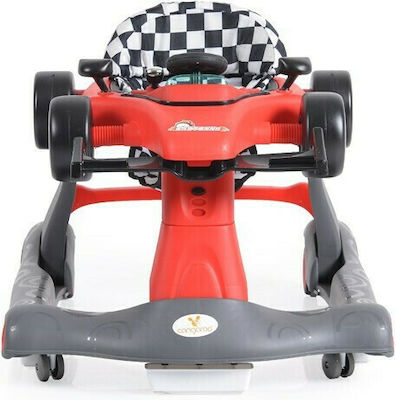 Cangaroo Daytonna Baby Walker with Music Red