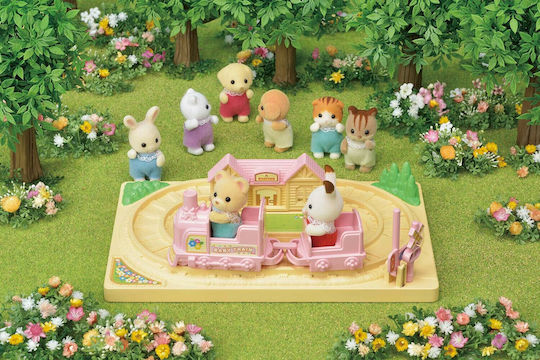 Epoch Toys Baby Choo-Choo Train Sylvanian Families For 3+ Years 17cm