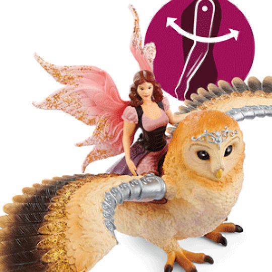 Schleich-S Fairy in Flight on Glam Owl Bayala for 3+ Years (Miscellaneous Designs)