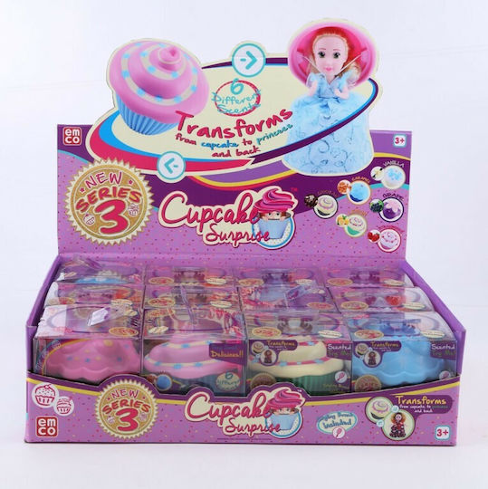 Just Toys Cup Cake Изненада За Принцеса Герои 3 Cupcake Изненада За 3+ Години (Различни Видове) 1 Бр